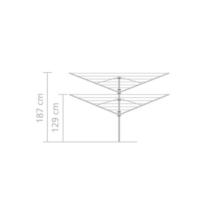 Suszarka ogrodowa Brabantia Lift-O-Matic 50 m z akcesoriami