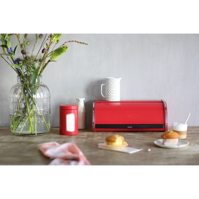 Chlebak roll top Brabantia wypukły czerwony 48-40-01 - obrazek 2