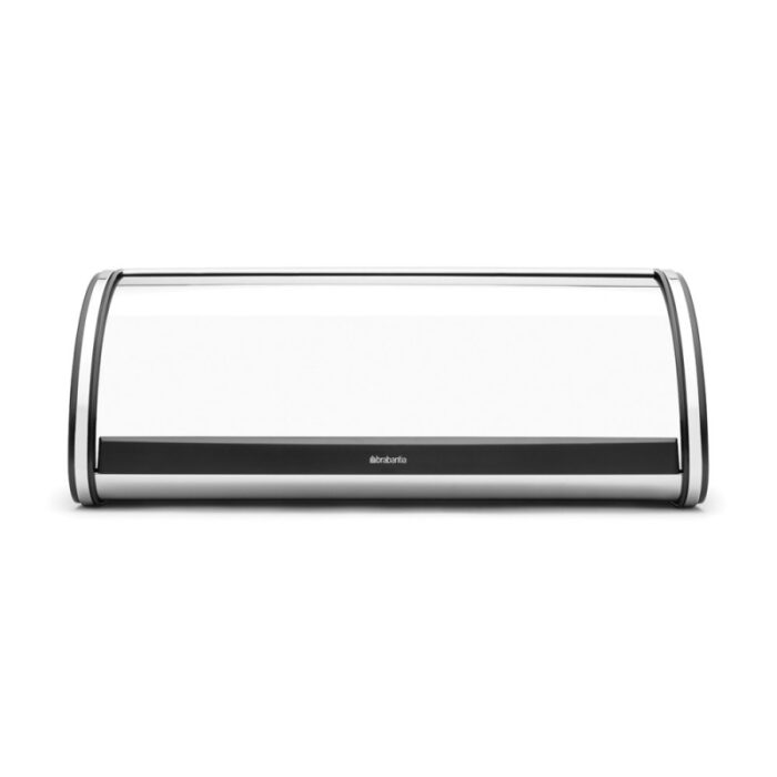 Chlebak roll top Brabantia stal polerowana z czarnymi bokami 13-28-41