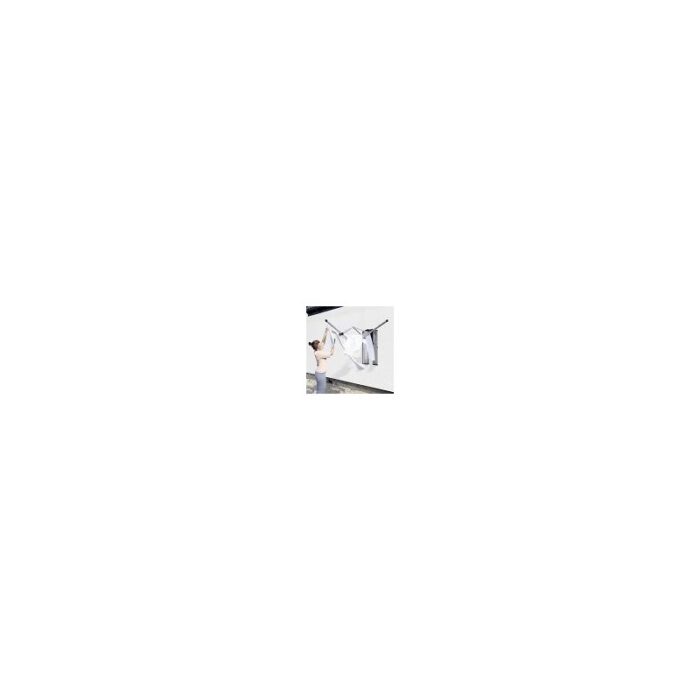 Suszarka ścienna ogrodowa WallFix Brabantia 24m stalowa obudowa 475924 - obrazek 2