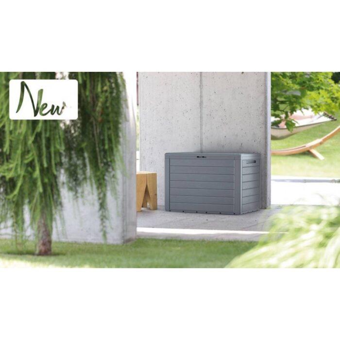 Skrzynia ogrodowa Woodebox 280L imitacja drewna - obrazek 2