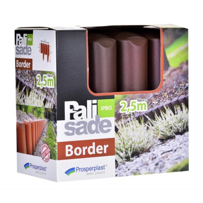 Palisada ogrodowa 2,5m Border Prosperplast brązowa - obrazek 2
