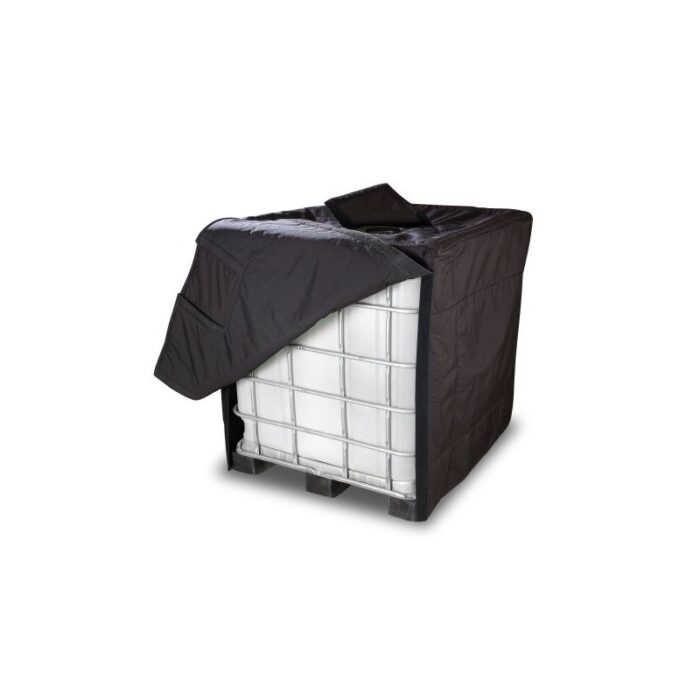 Osłona termoizolacyjna paletopojemników IBC 1000L Deluxe z pokrywą - obrazek 2