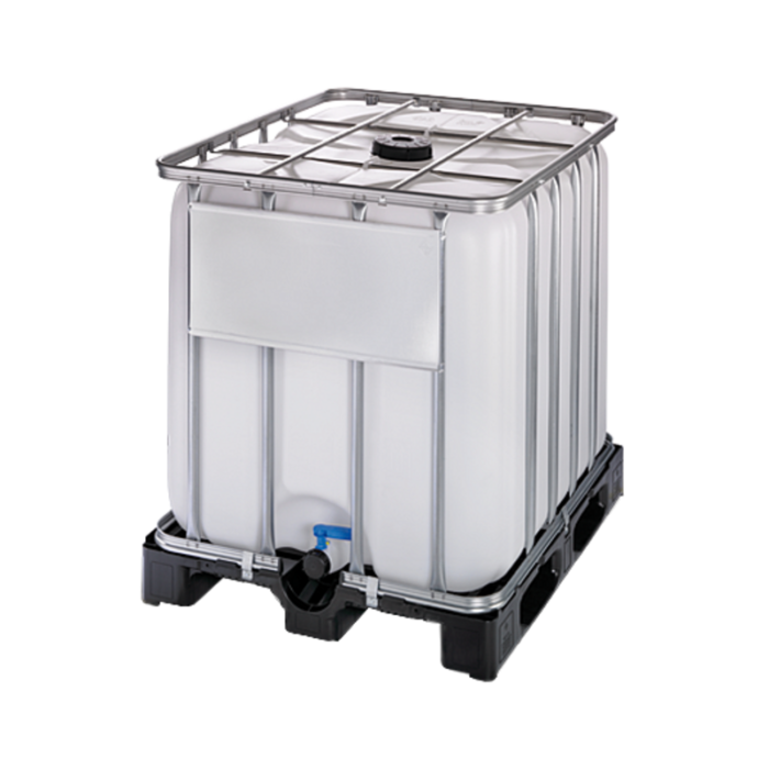 Kontener IBC 600L paleta plastikowa zawór 2 i 3 cale, 150, 225 i 400, standardowy lub UN