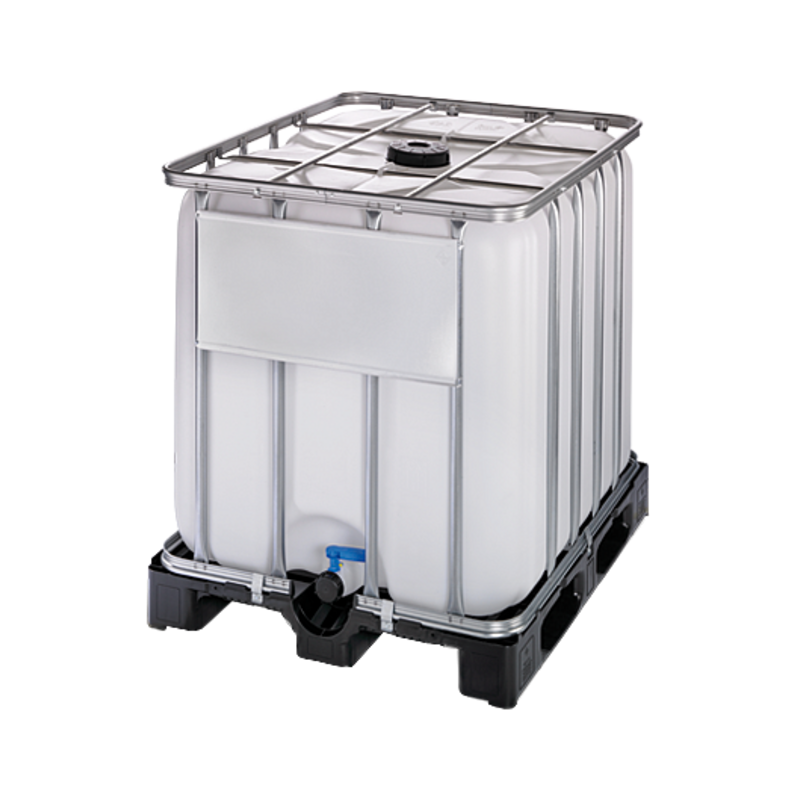 Kontener IBC 600L paleta plastikowa zawór 2 i 3 cale, 150, 225 i 400, standardowy lub UN