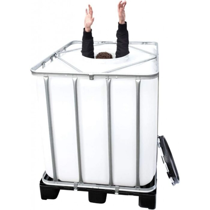 Zbiornik IBC 1000 UN zawór 2 i 3 cale, duży wlew 225 lub 400 mm - obrazek 4
