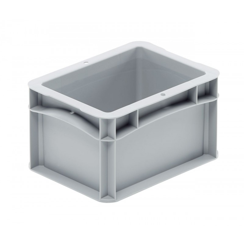Pojemnik transportowy Euro Basicline 200x150x120 mm szary, pełny