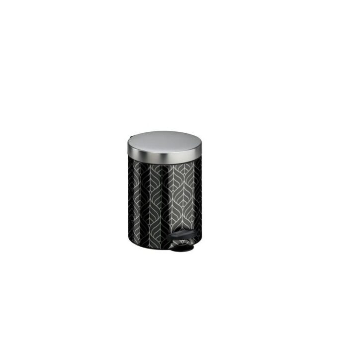 Kosz na śmieci Meliconi NEW LINE 5 L stal na pedał, wzory - obrazek 3