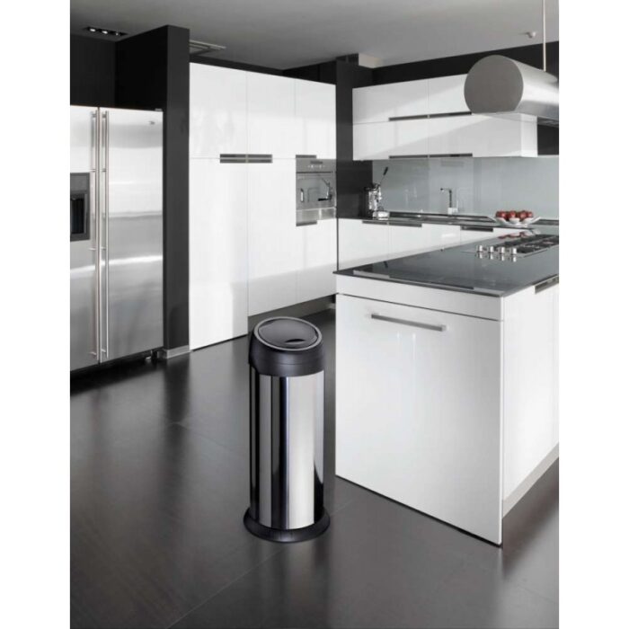 Kosz na śmieci Meliconi Soft Touch 40 - 60 L stal nierdzewna INOX - obrazek 5