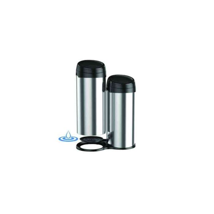 Kosz na śmieci Meliconi Ecolux 80 L Soft Touch stalowy 2x40 L - obrazek 6