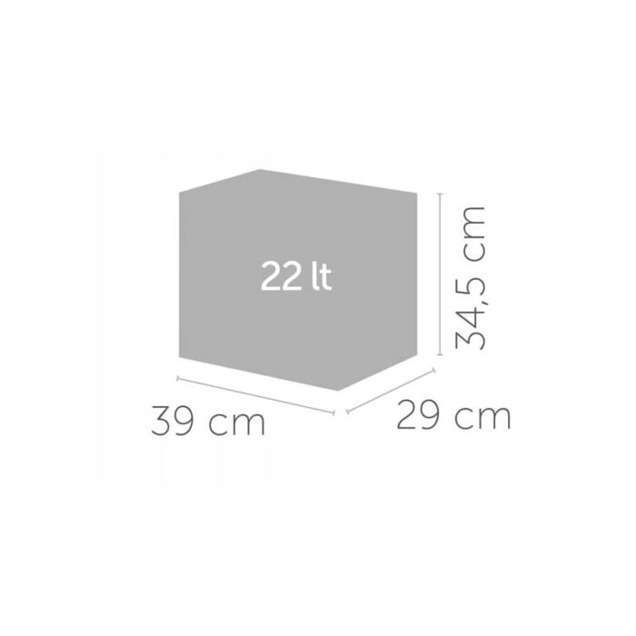 Kosz na śmieci modułowy Ecocubes 22 L - obrazek 6