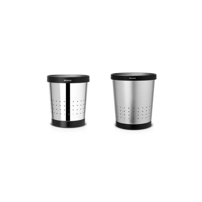 Kosz stożkowy do papieru 11l Brabantia stal matowa/ polerowana