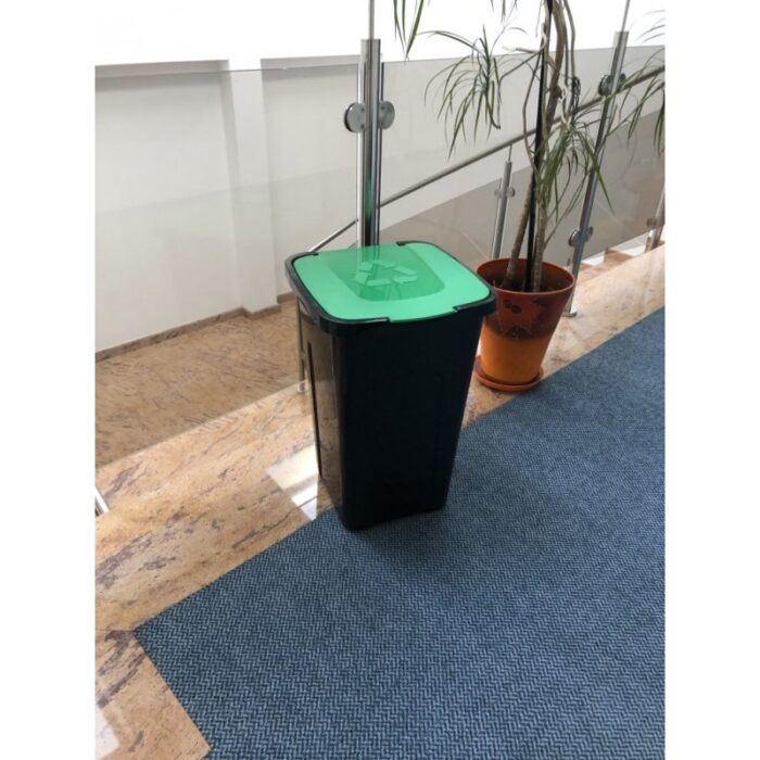 Kosz do segregacji śmieci Sortix 50L papier, plastik, szkło, bio - obrazek 5