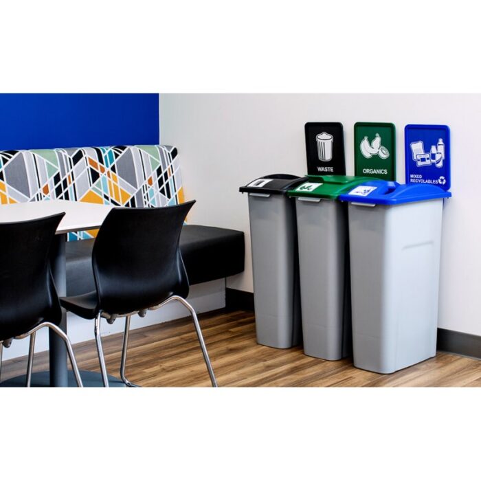 Zestaw do recyklingu odpadów Stacja Waste 3x87l - obrazek 3
