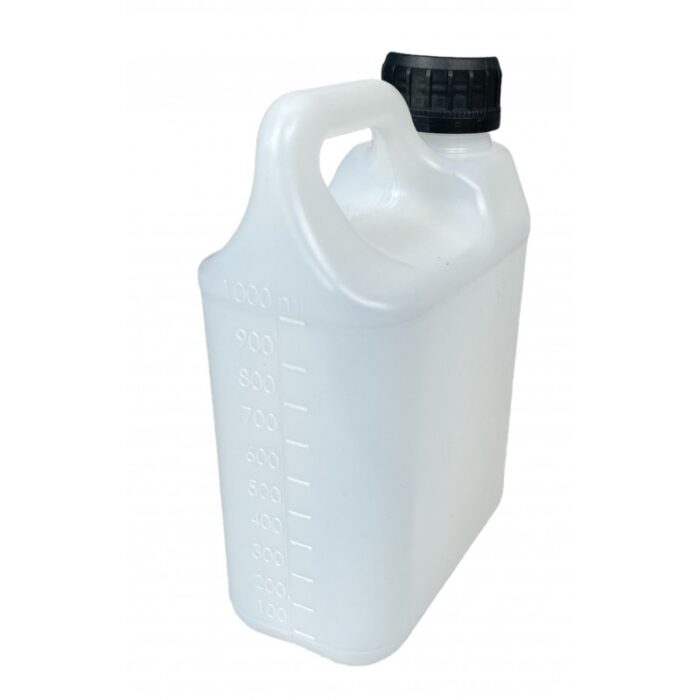 Kanister 1L naturalny HDPE fi 38 do spożywki i chemii - obrazek 2