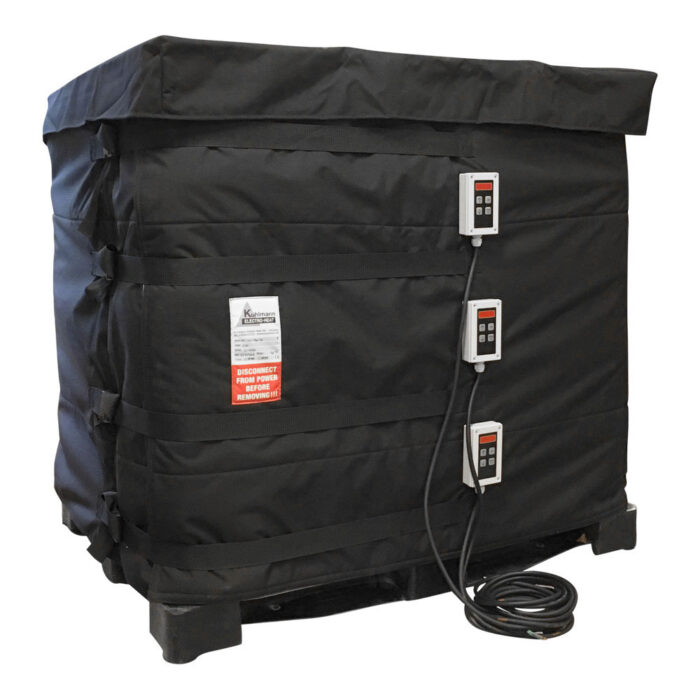 Ogrzewacz paletopojemników IBC 1000L w zakresie 0-90°C