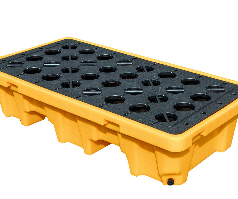 Wanna paleta ociekowa wychwytowa 130x68x30 na 2 beczki 150l