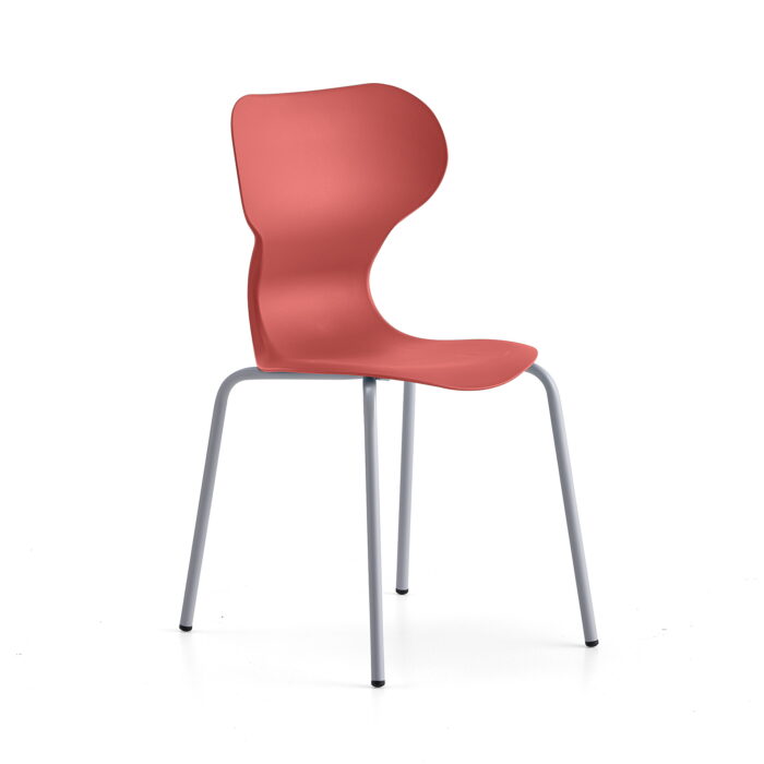 Krzesło BRIAN, 4 nogi, czerwony