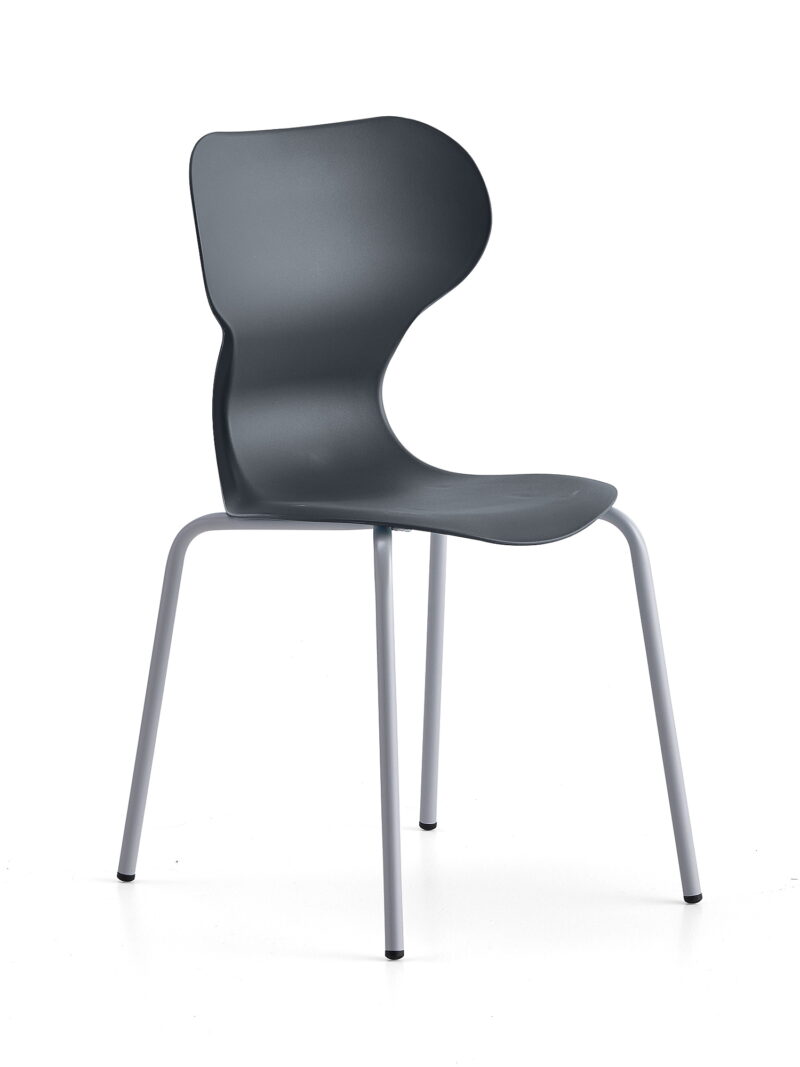 Krzesło BRIAN, 4 nogi, czarny
