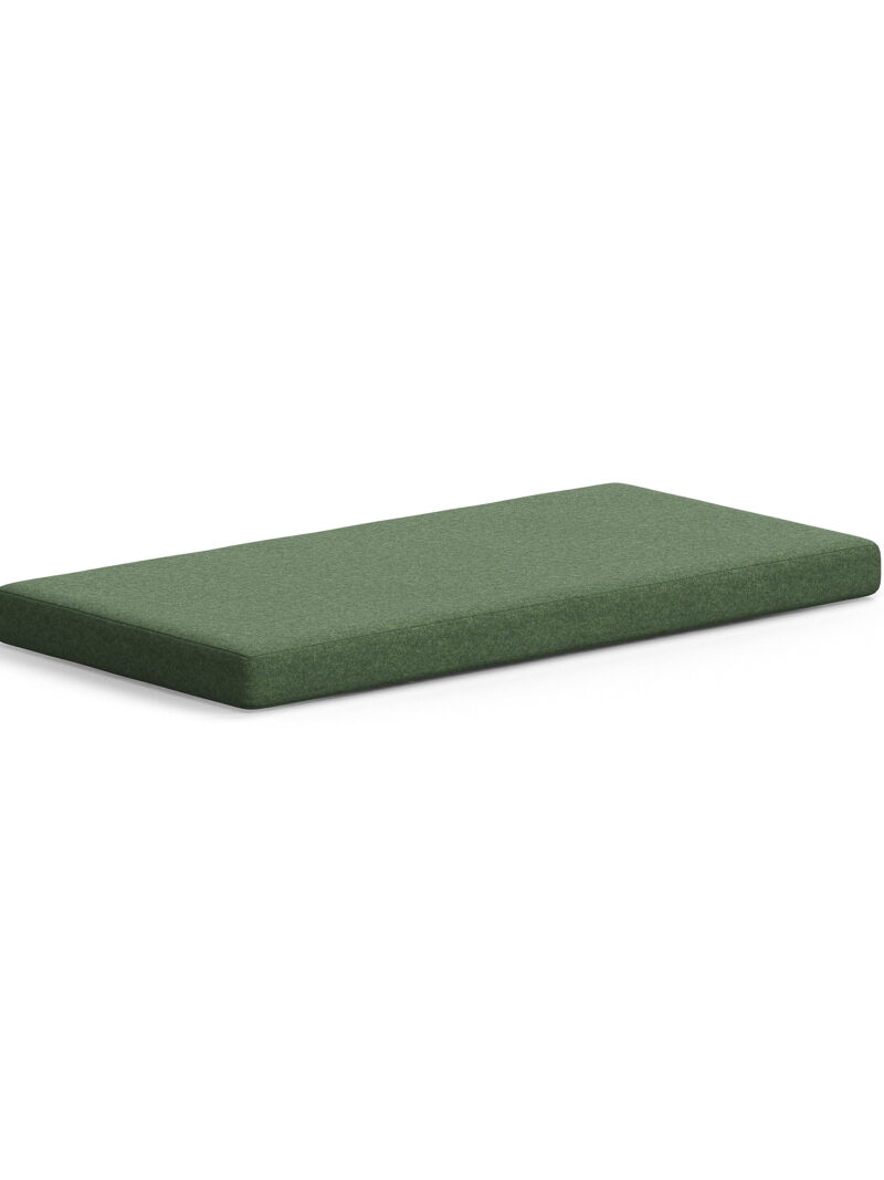 Poduszka na siedzisko QBUS, 795x395x50 mm, zielony