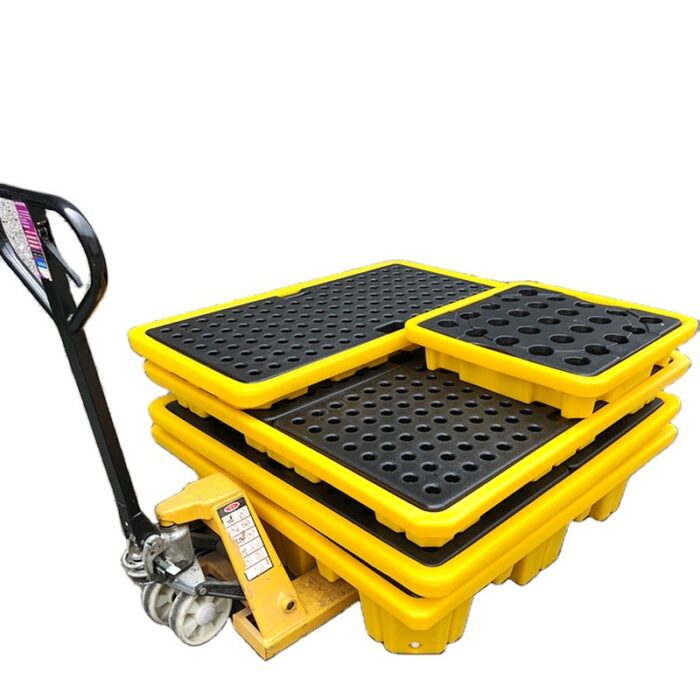 Wanna paleta ociekowa wychwytowa 130x130x15 do IBC lub 4 beczki 220l - obrazek 2