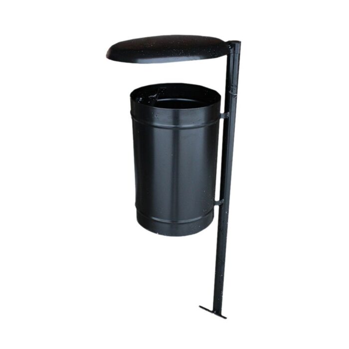 Kosz Classic z daszkiem stalowy, 35l