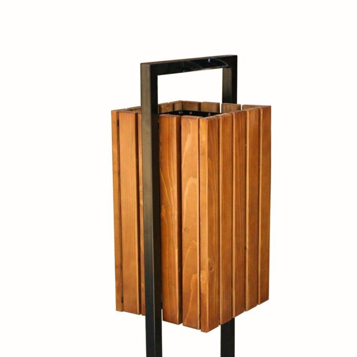 Kosz stalowo-drewniany Combo II, 35l-45l