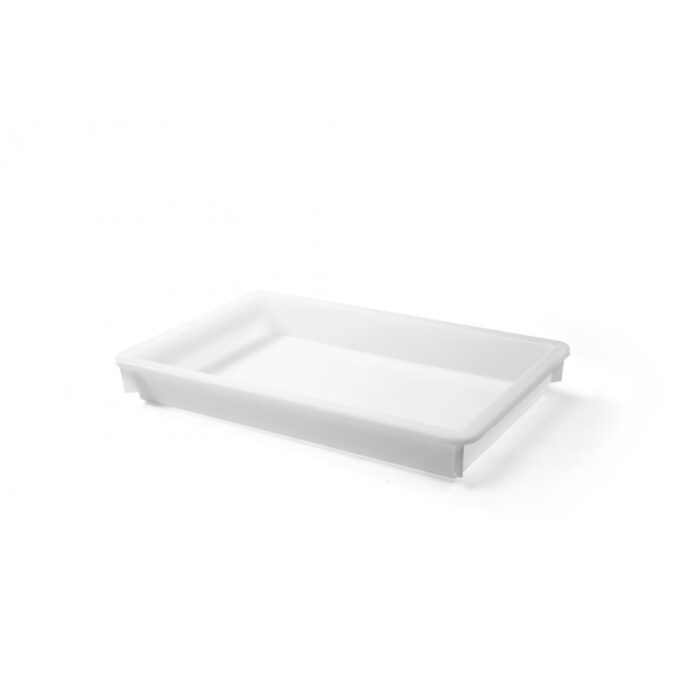 Skrzynka kasta piekarnicza 595x385x75 mm biała E-75