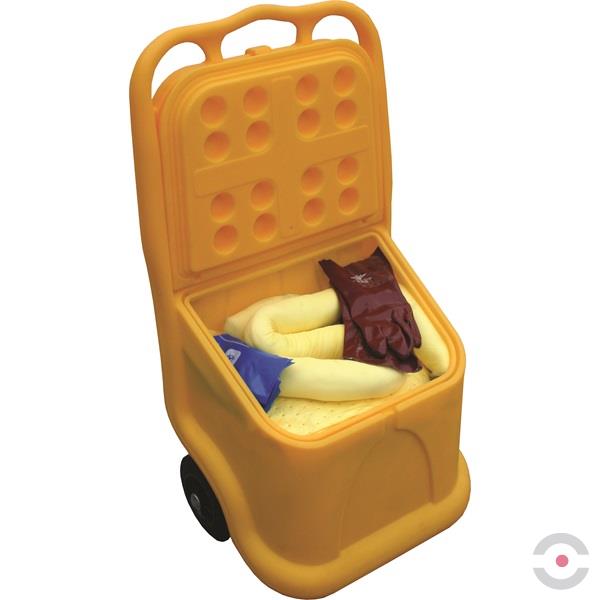 Pojemnik mobilny Jonesco Unikart, 75 l, żółty