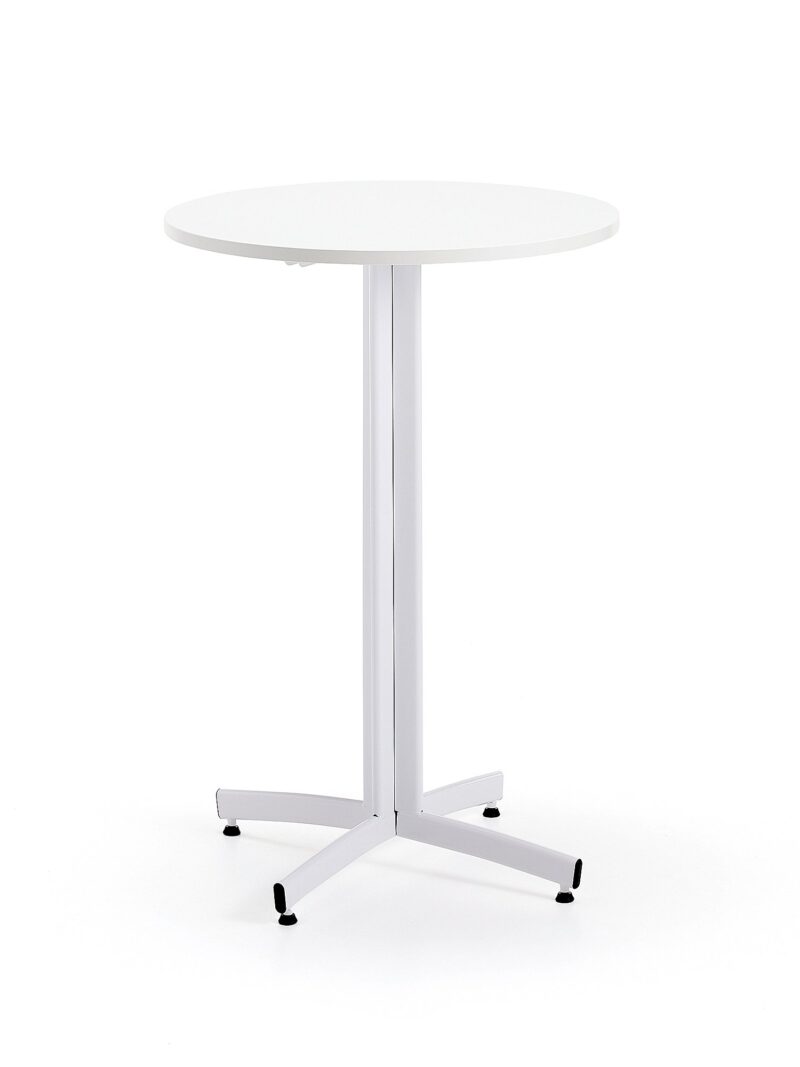 Stół barowy SANNA, Ø700x1050 mm, biały