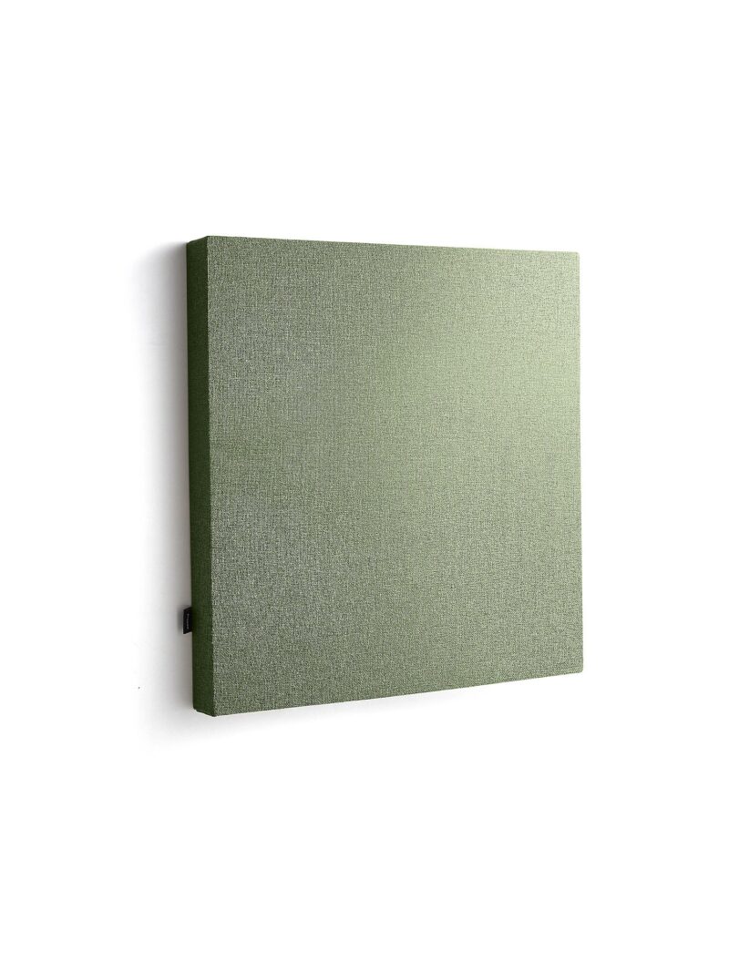 Panel akustyczny POLY, kwadratowy, 600x600x56 mm, ścienny, zielony
