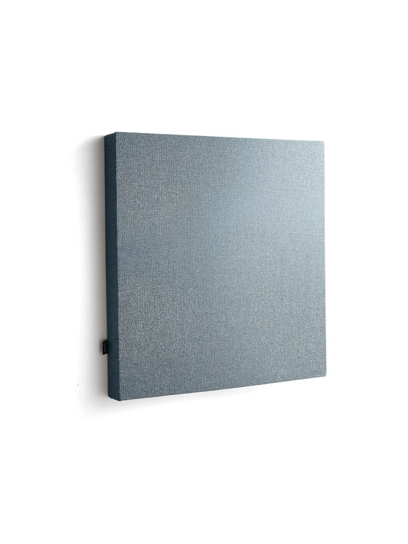 Panel akustyczny POLY, kwadratowy, 600x600x56 mm, ścienny, jasnoniebieski