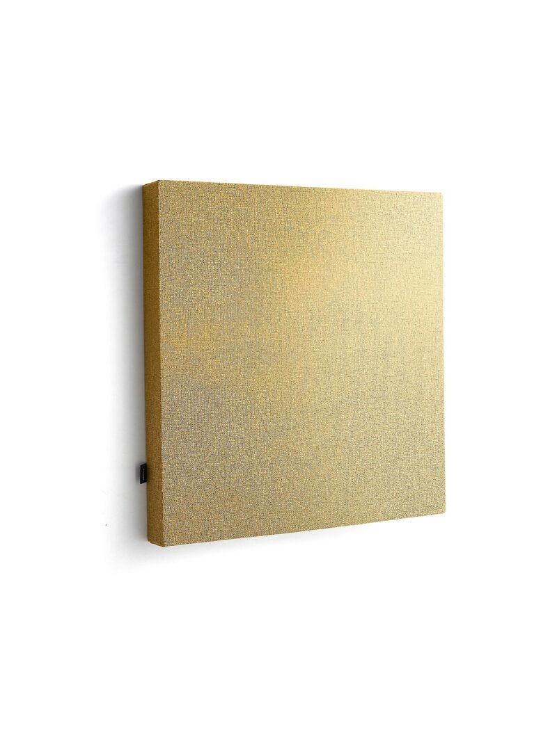 Panel akustyczny POLY, kwadratowy, 600x600x56 mm, ścienny, żółty