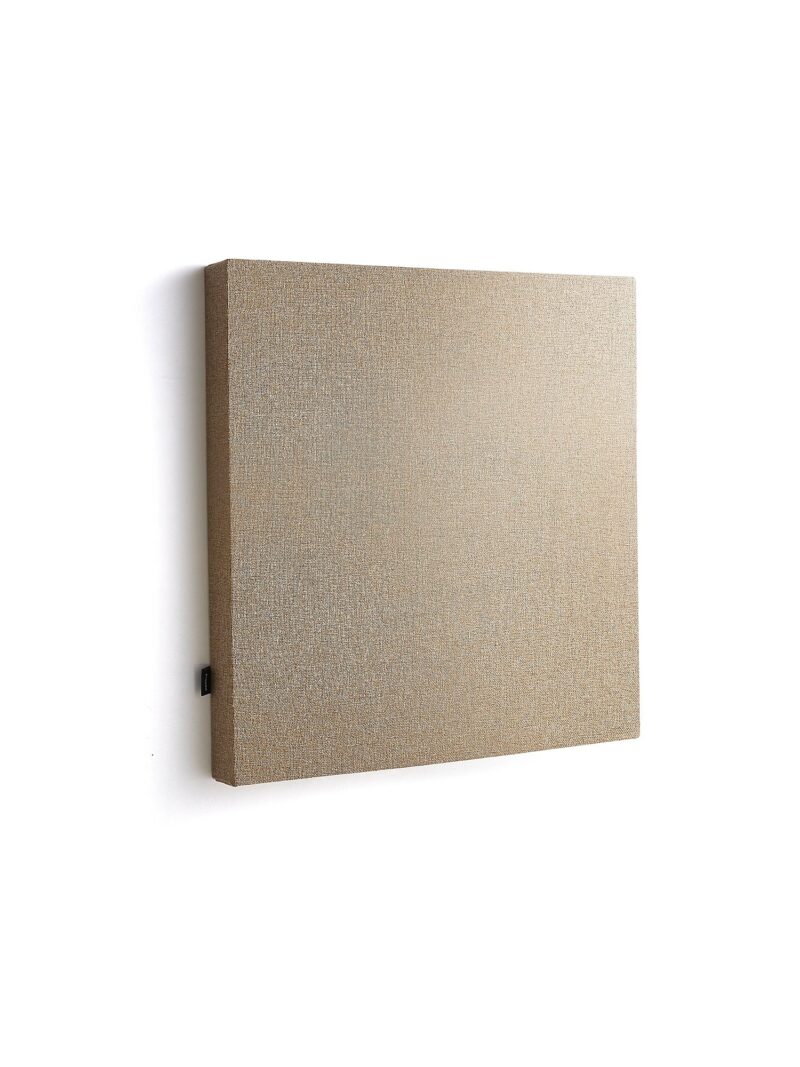 Panel akustyczny POLY, kwadratowy, 600x600x56 mm, ścienny, beżowy