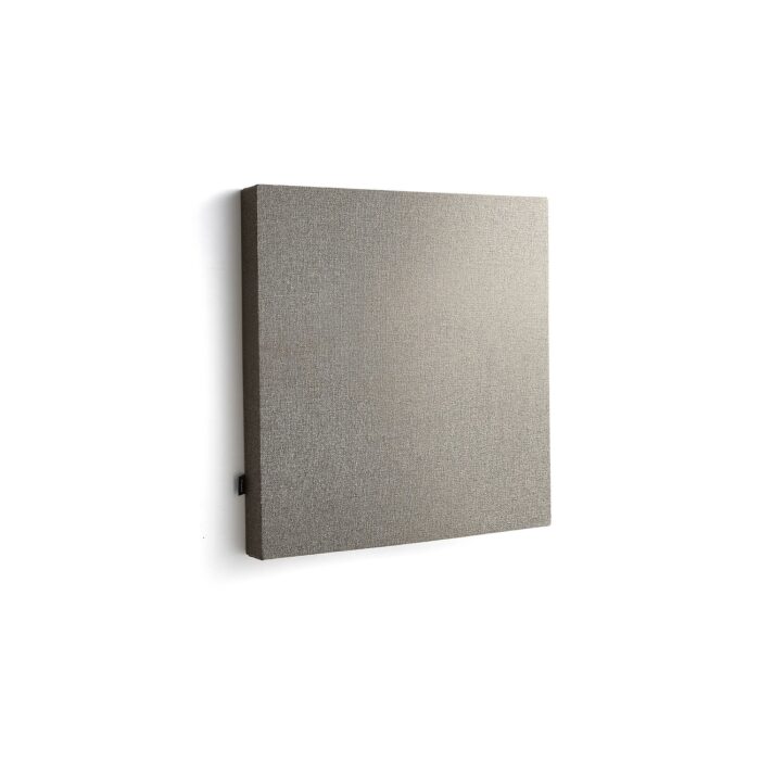 Panel akustyczny POLY, kwadratowy, 600x600x56 mm, ścienny, brązowy