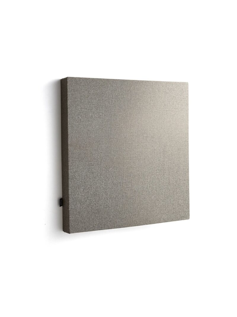 Panel akustyczny POLY, kwadratowy, 600x600x56 mm, ścienny, brązowy