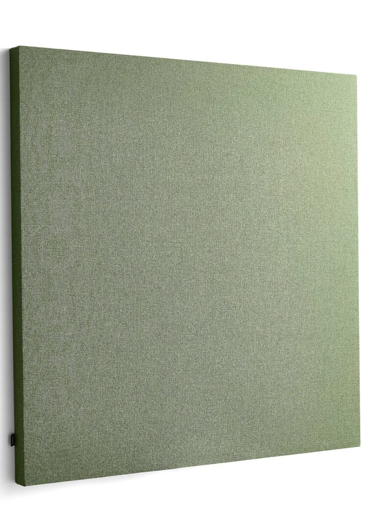 Panel akustyczny POLY, kwadratowy, 1180x1180x56 mm, ścienny, zielony