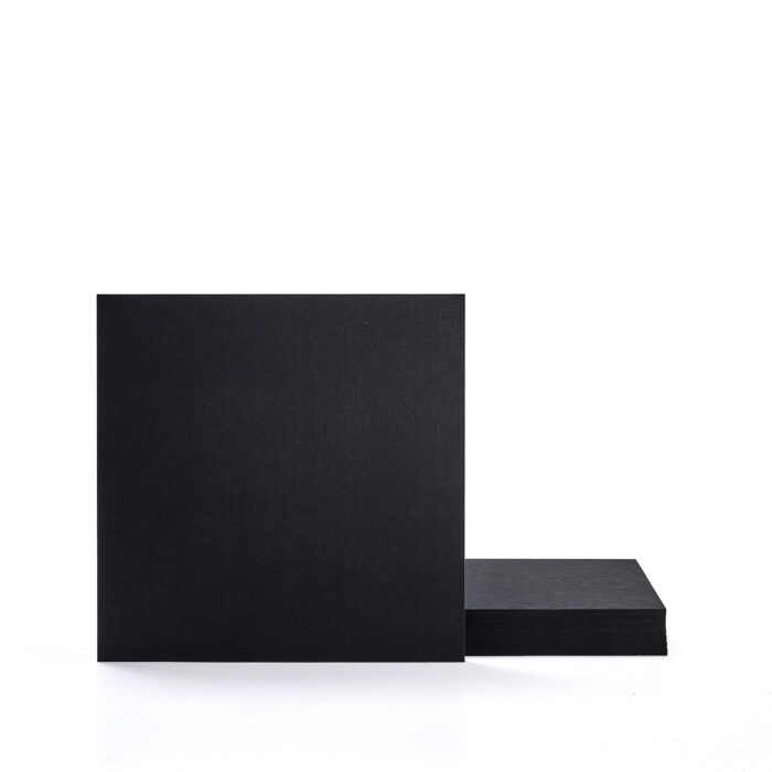 Panel akustyczny PATTERN, 8 szt., 600x600x11 mm, czarny