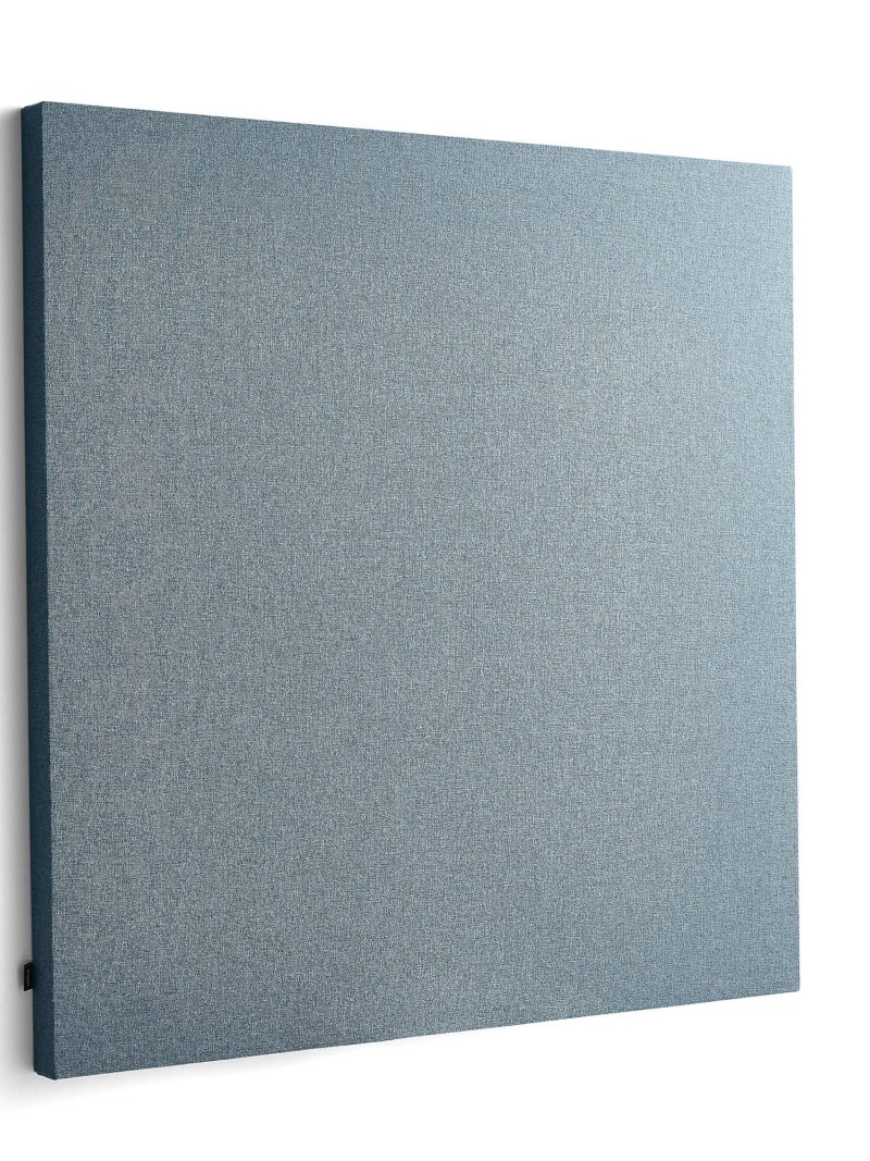 Panel akustyczny POLY, kwadratowy, 1180x1180x56 mm, ścienny, jasnoniebieski