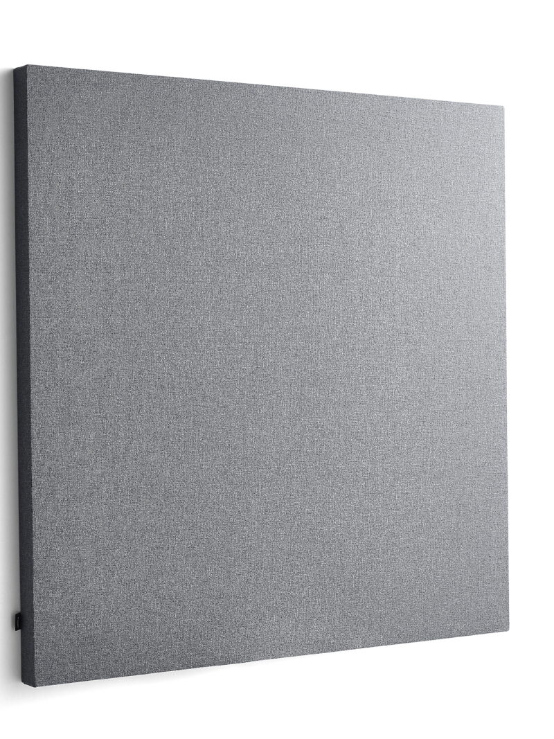 Panel akustyczny POLY, kwadratowy, 1180x1180x56 mm, ścienny, jasnoszary