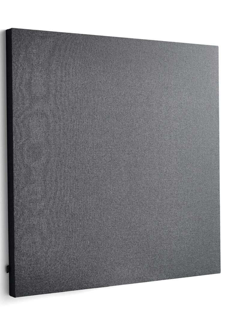 Panel akustyczny POLY, kwadratowy, 1180x1180x56 mm, ścienny, ciemnoszary