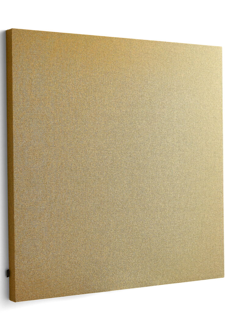Panel akustyczny POLY, kwadratowy, 1180x1180x56 mm, ścienny, żółty