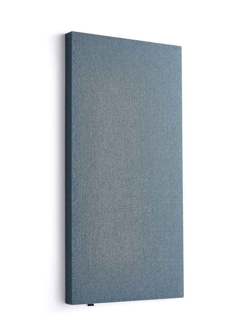 Panel akustyczny POLY, prostokątny, 600x1180x56 mm, ścienny, jasnoniebieski
