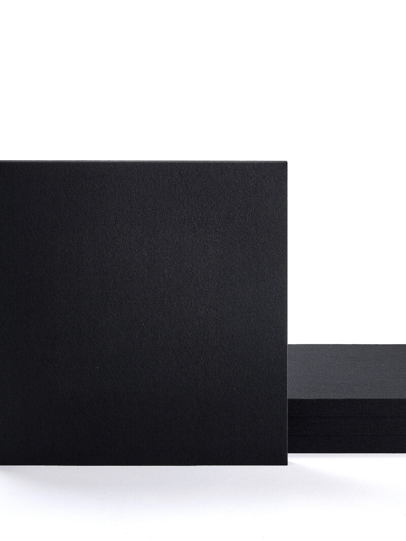 Panel akustyczny PATTERN, 4 szt., 600x600x40 mm, czarny