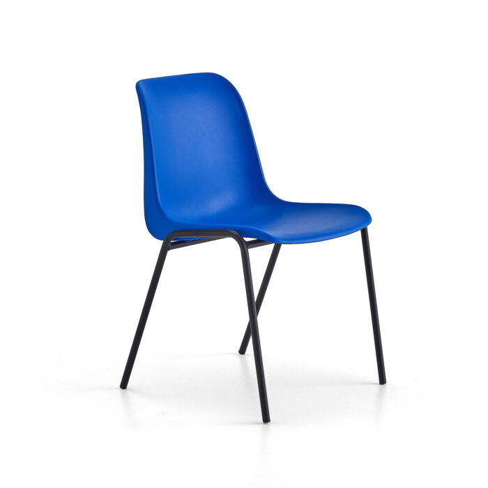 Krzesło SIERRA, czarny/niebieski