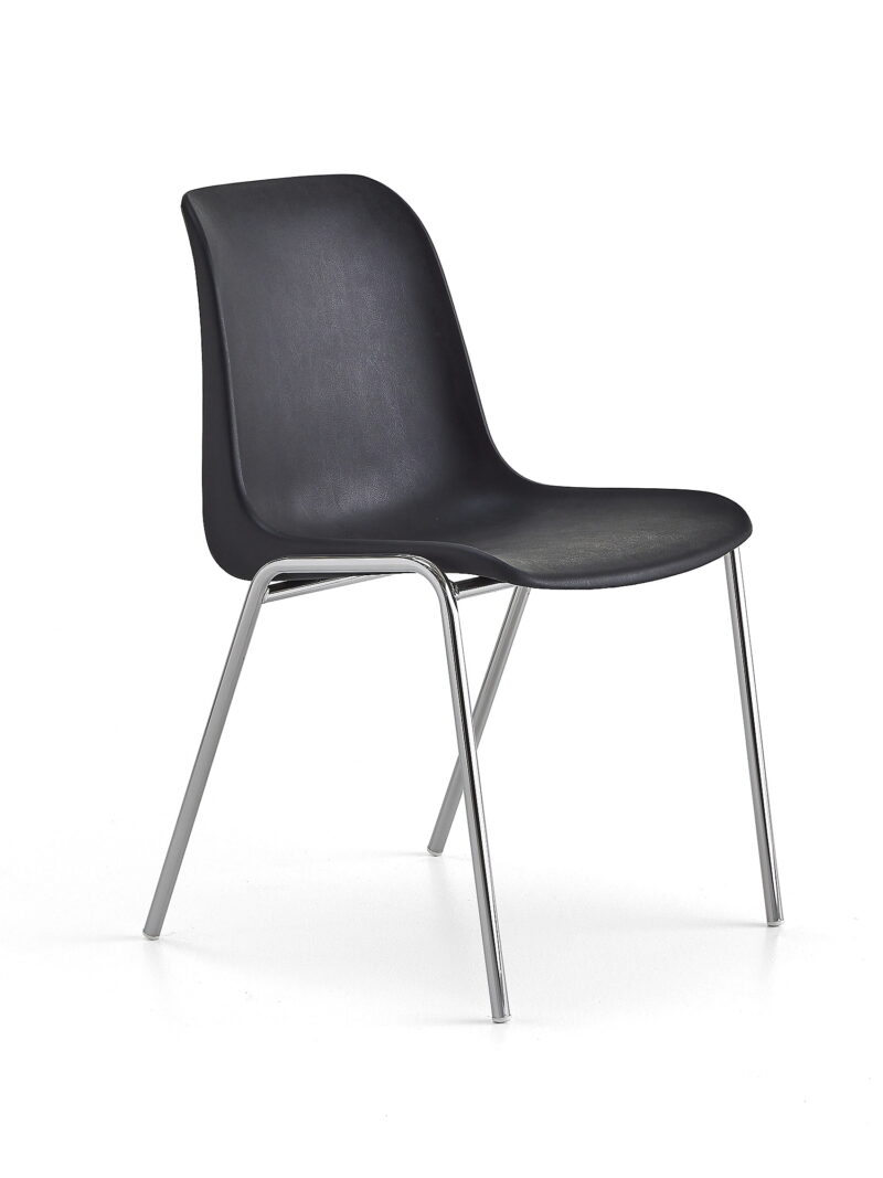 Krzesło SIERRA, chrom/czarny
