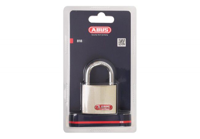 Kłódka stalowa ABUS 818/50, 3 klucze nawiercane