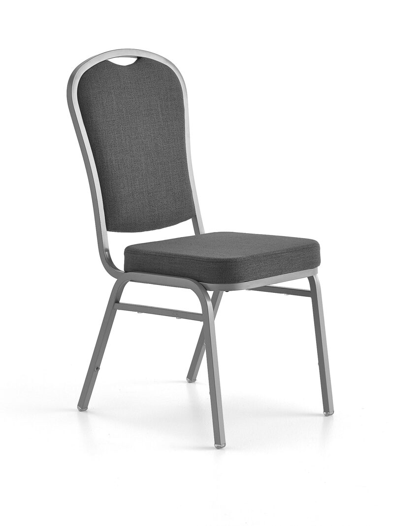 Krzesło HARTFORD, srebrny/szary