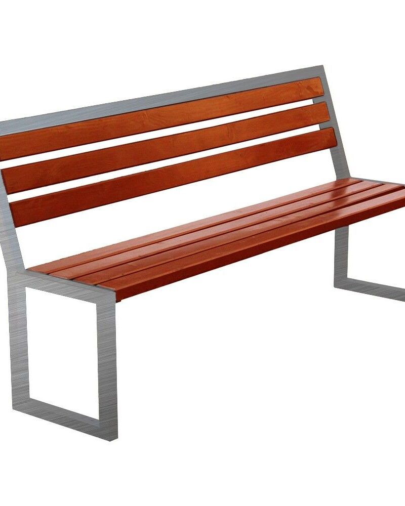 Ławka ze stali nierdzewnej Modern Inox