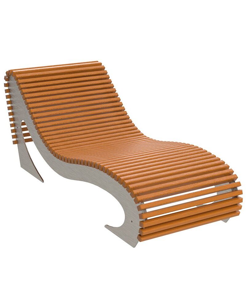 Leżak miejski Soft INOX